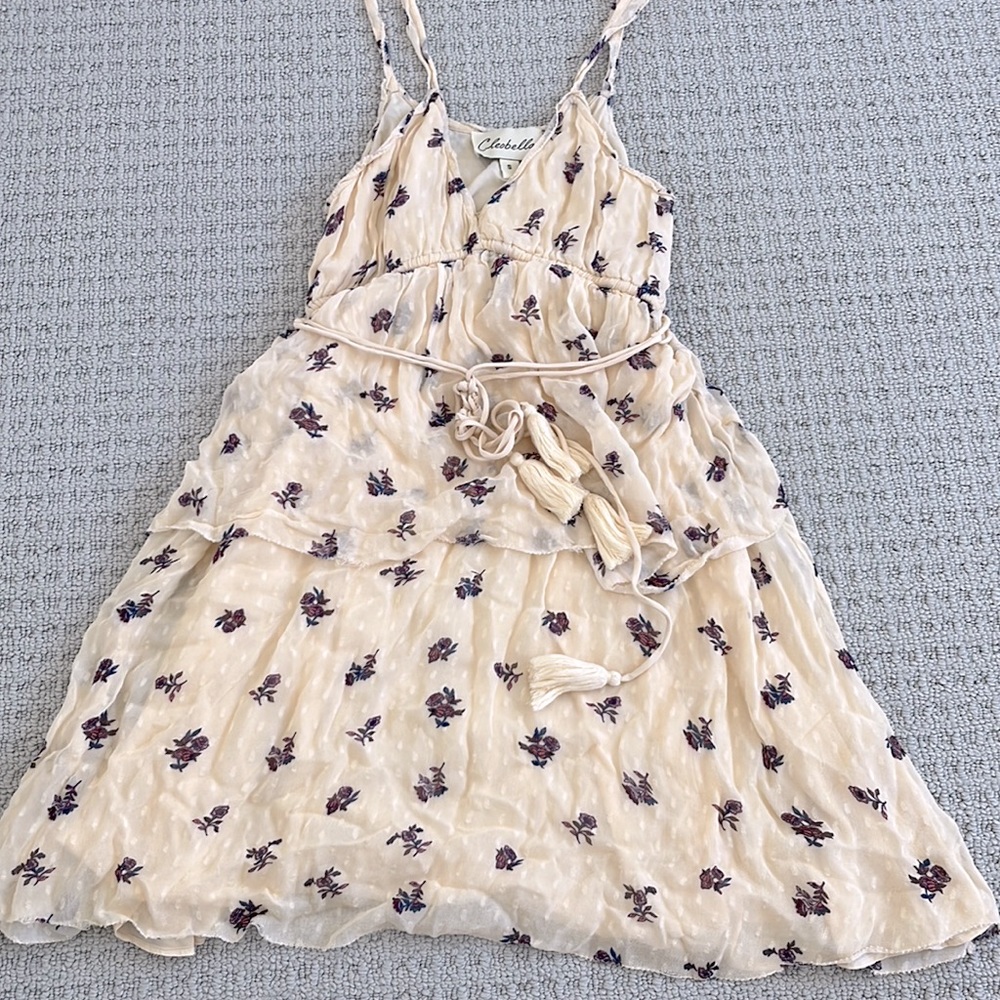 Cleobella floral tiered dress